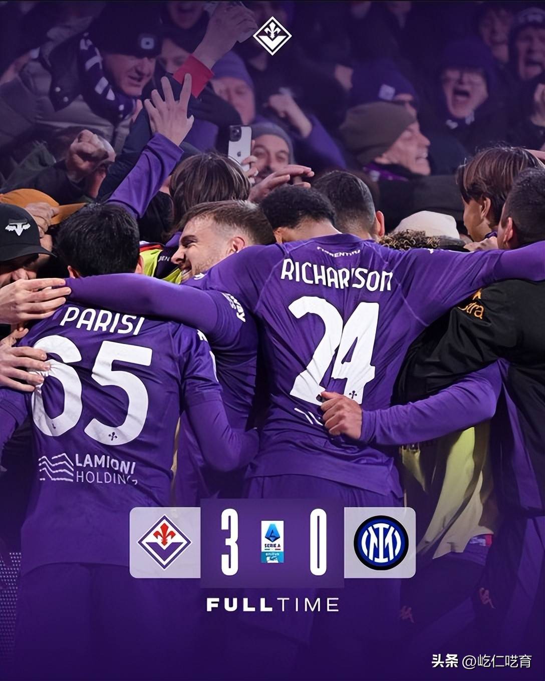 国米强行追和，佛罗伦萨主场告负